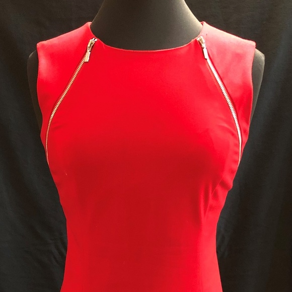 Calvin Klein Dresses & Skirts - Calvin Klein Bodycon Sheath Dress with Gold Zipper